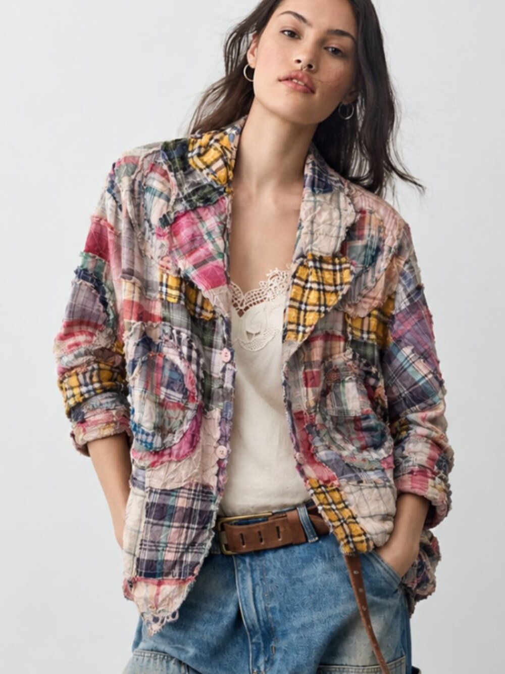 JADED GYPSY CIRCLE AROUND PATCHWORK JACKET - Picture 1 of 8